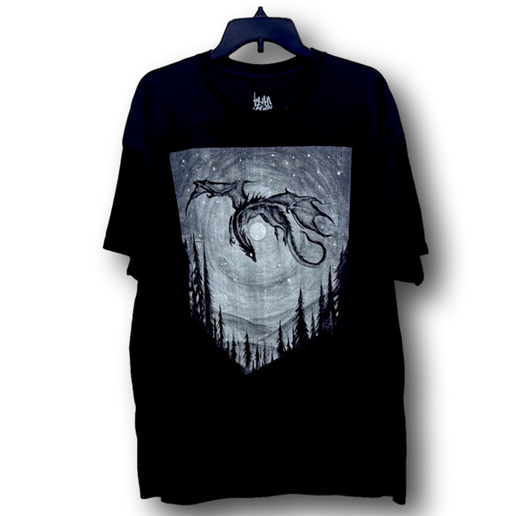Hot Topic Other - Brian Serway's "Nightbringer" Dragon Graphic T-Shirt - Size Extra Large XL - NWT